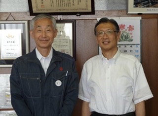 令和2年9月1日 藤木会長を訪問