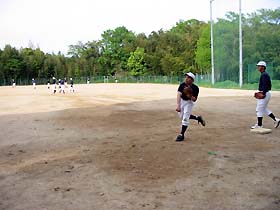 野球部の活動風景